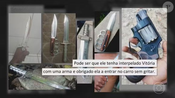 Caso Vitória de Cajamar: Maicol Sales dos Santos reuniu fotos de armas de fogo e armas brancas em seu celular