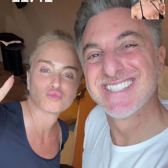 Virgínia Fonseca também mostrou em suas redes sociais uma ligação de vídeo feita com Luciano Huck e Angélica