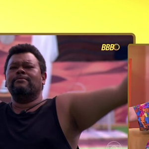 Babu Santana deu gargalhada ao rever cena em que canta música polêmica para Ana Paula no 'BBB 26'