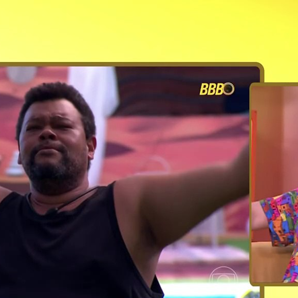 Babu Santana deu gargalhada ao rever cena em que canta música polêmica para Ana Paula no 'BBB 26'