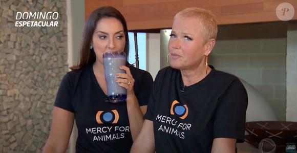 Xuxa Meneghel também deu a opção de substituir a banana por alguma outra fruta, como o morango