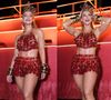 Carnaval RJ 2025: Paolla Oliveira, dois dias antes de ser Rainha da Grande Rio, deixa barriga de fora em look curto de miçangas na Sapucaí