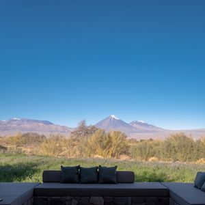 Uma das belíssimas visões do Hotel Tierra Atacama.
