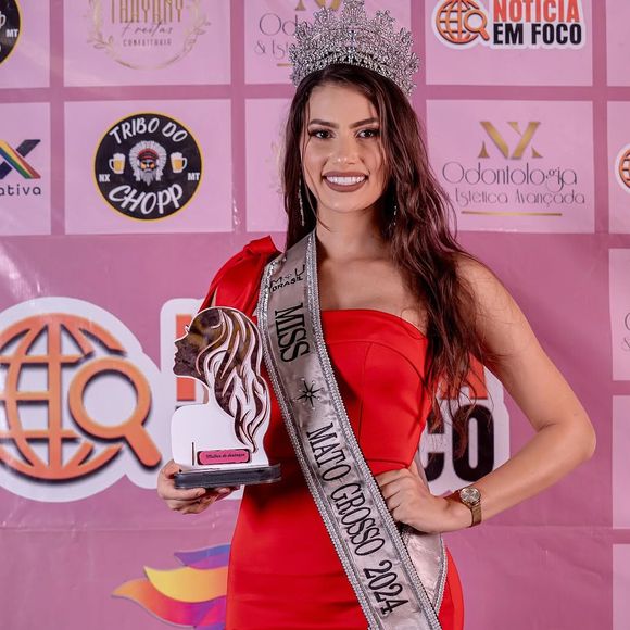 Esposa de Amado Batista, Calita Franciele tem 23 anos e é Miss Mato Grosso 2024