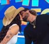 Ana Castela e Zé Felipe se beijaram pela primeira vez em público em programa de TV em outubro de 2025