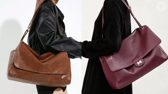 Gostou da bolsa de luxo de Sasha Meneghel? Encontrei uma opção semelhante na Shein por R$ 128,12 e outra, ainda mais parecida no formato e na cor, no AliExpress por R$ 478,39