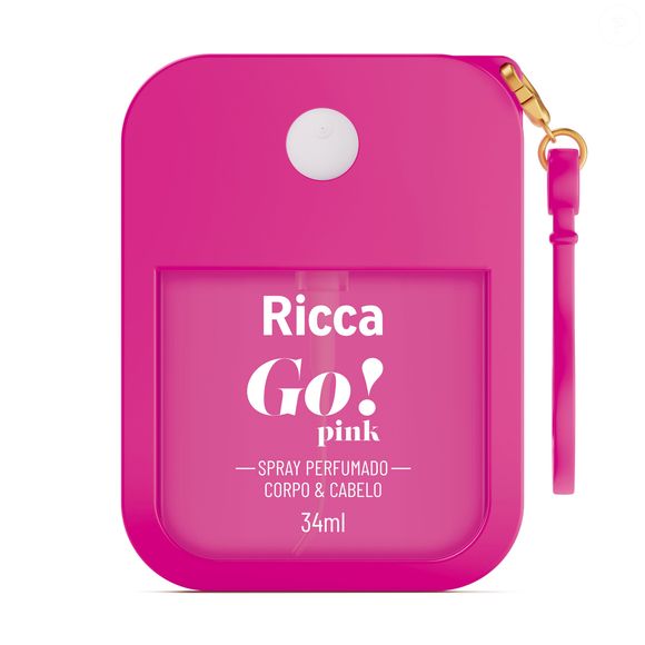 Go! Pink (Ricca) - 34ml | R$ 29,90 - compacto e funcional, ele cabe na bolsa e acompanha a rotina corrida com facilidade