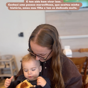 Lucas Borbas assumiu nova namorada em foto dela com o filho Arthur: 'Conheci uma pessoa maravilhosa'