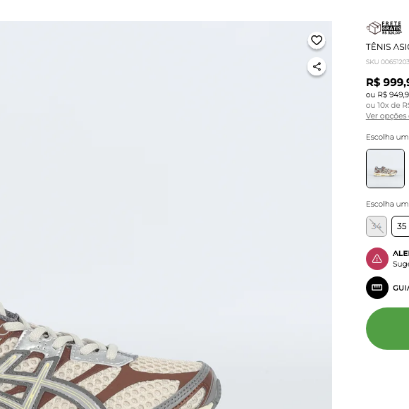 No pé, Gisele Bündchen usava um GEL-Cumulus 16, da marca ASICS, que custa R$ 1 mil no mercado brasileiro