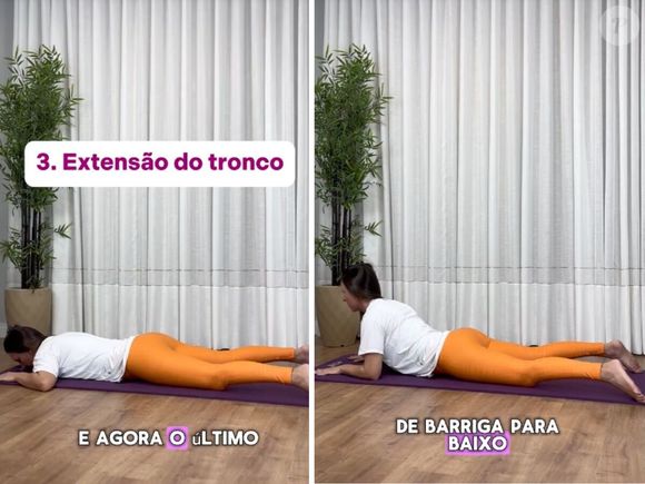 3. Extensão do tronco