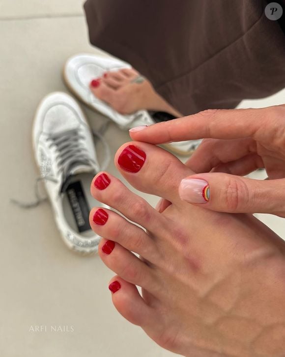 Vermelho cereja cintilante