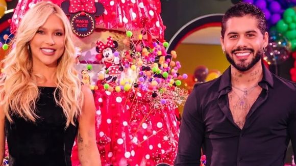 Virginia e Zé Felipe juntos de novo, 1 ano após separação? Atitude suspeita do cantor na festa de luxo de filha reforça tese de reconciliação e web provoca Vini Jr.: 'Fica bem'