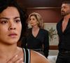 Maria de Fátima fica chocada com a relação de César e Odete Roitman