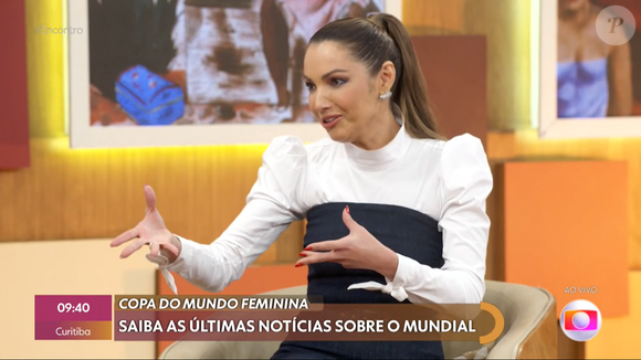 Patricia Poeta é apresentadora do 'Encontro'