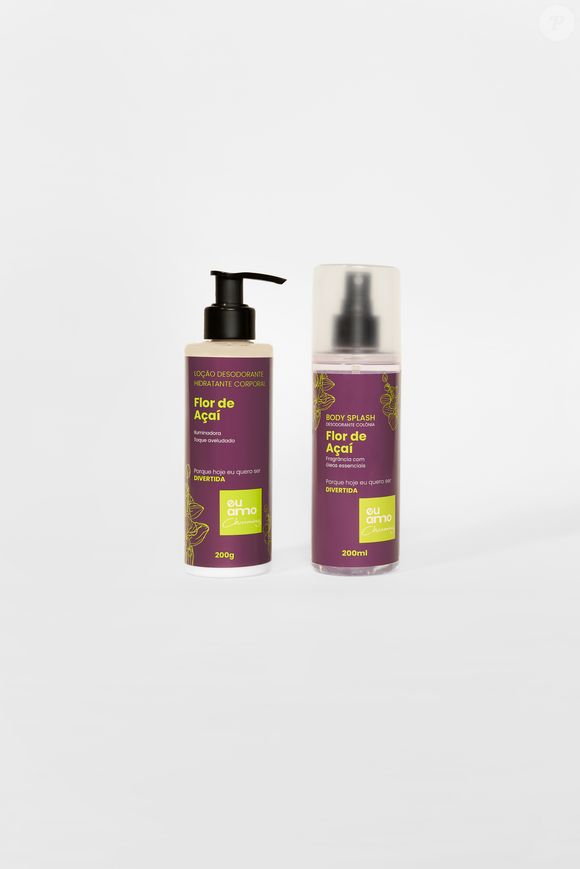 26. Kit Hidratante Corporal e Body Splash Flor de Açaí (Cless Cosméticos) | R$ 64,80
Combinação floral frutal vibrante com hidratação e perfumação leve