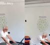 Com a yoga na cadeira, também se trabalha a força muscular, especialmente nas pernas, nas costas e no abdômen