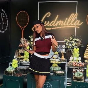 Ludmilla celebrou o aniversário de 31 anos no sábado (25) em um condomínio fechado no Rio de Janeiro