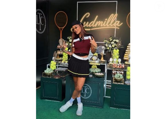 Ludmilla celebrou o aniversário de 31 anos no sábado (25) em um condomínio fechado no Rio de Janeiro