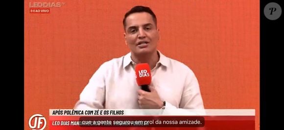 Léo Dias expõe rotina escolar das filhas de Virgínia e manda recado ao vivo