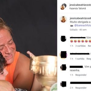 Noah usou na festa a camisa de outro ídolo: Vini Jr., atual namorado de Virgínia, que na época ainda estava casada com Zé Felipe