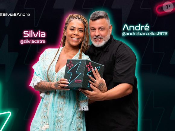 Silvia e André: Silvia, viúva de MC Catra, encontra no motorista André um novo amor e uma nova jornada
