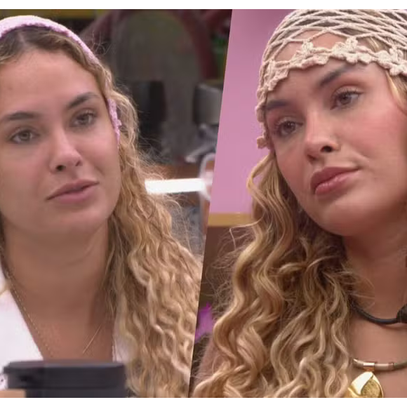 A veterana Sarah Andrade, em busca de um visual mais "camponesa”, já apareceu usando um headband rosa-claro e um headpiece no tom café com leite com aplicações florais