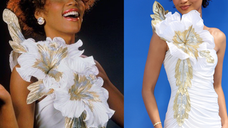 Zendaya revive vestido que marcou Whitney Houston em 1987 e virou figurino clássico de Carrie Bradshaw em ‘Sex and the City’; veja 15 fotos