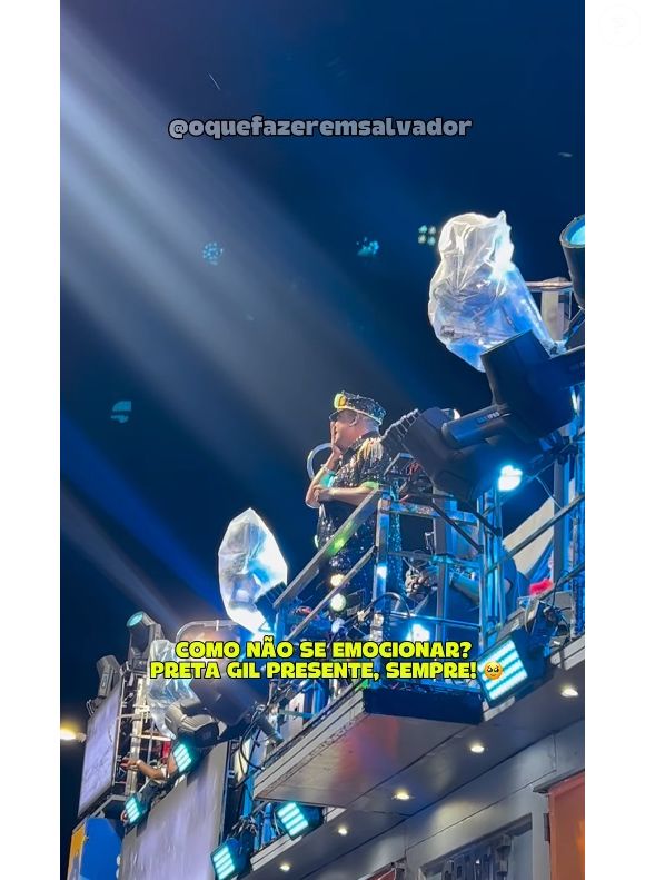 Carnaval 2026: Preta Gil foi homenageada por Márcio Victor e pelo público, emocionando o cantor do Psirico