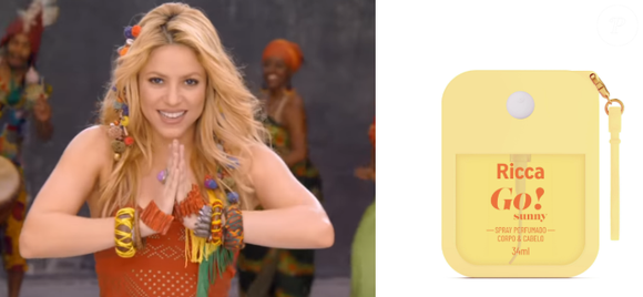 O sucesso 'Waka Waka' combina com fragrância leve e divertida da Ricca