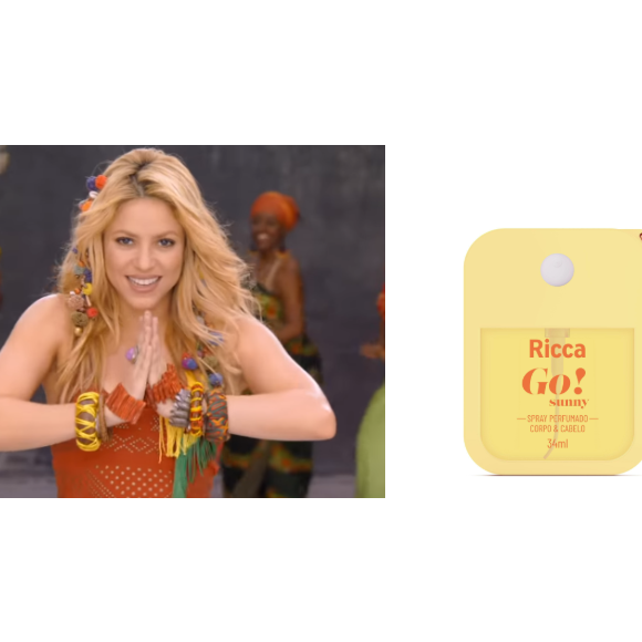 O sucesso 'Waka Waka' combina com fragrância leve e divertida da Ricca