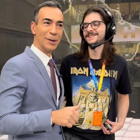 Na última quarta-feira (30), César Tralli deu as boas-vindas ao novo contratado da TV Globo.