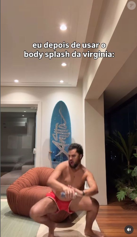 Lucas Guedez imitou os trejeitos e a coreografia que Virgínia Fonseca fez ao sambar na Grande Rio