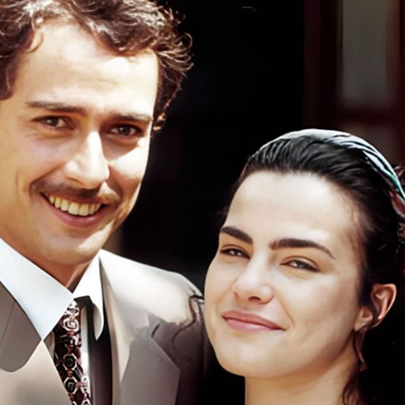 Giuliana (Ana Paula Rósio) e Marco Antônio (Marcello Antony) se casam na novela 'Terra Nostra'