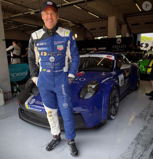 Patrick Dempsey também é piloto automobilístico e sempre está participando de corridas profissionais