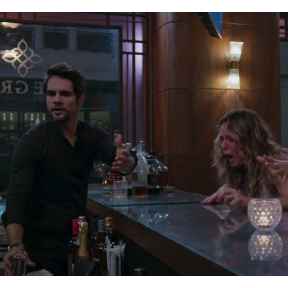 Alguns internautas perceberam que na cena intensa onde Heleninha (Paolla Oliveira) promove a destruição do bar, o gerente do estabelecimento foi interpretado por Ciro Sales.