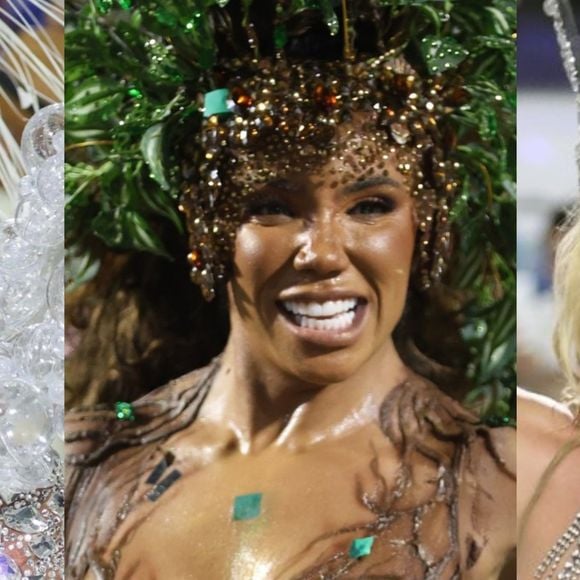 Evelyn Bastos, com corpo pintado, Fabíola de Andrade e fantasia de 10 mil cristais de Erika Schneider: fotos do 4º dia de ensaios técnicos do Grupo Especial para o Carnaval 2026 do Rio