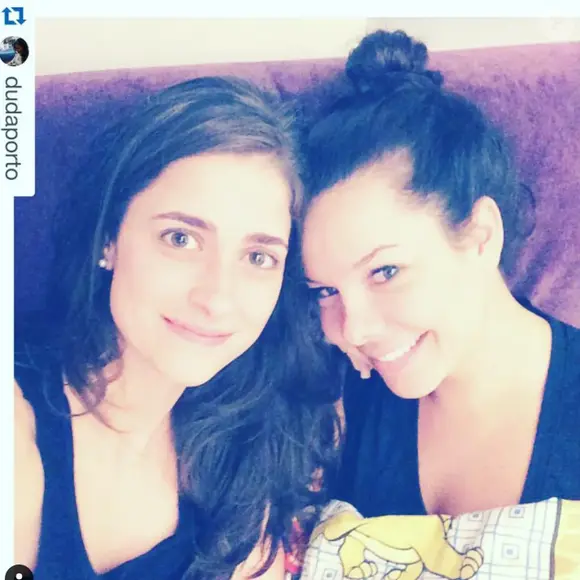 Fernanda Souza e Eduarda Porto já eram amigas de longa data e cresceram juntas