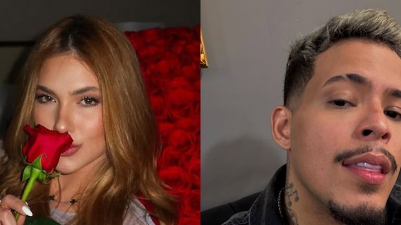 Depois de polêmica com buquê gigantesco, Virgínia se diz com 'hiperfoco em Felipe Amorim', mas faz ressalva: 'Ele namora uma das mulheres mais gatas'