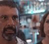 Nos próximos capítulos de 'Volta por Cima', Osmar (Milhem Cortaz) coloca em ação plano para acabar com Violeta (Isabel Teixeira)