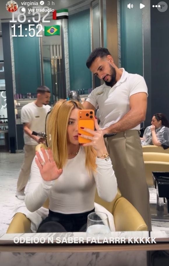 Virgínia contou que pagou mais de R$ 4 mil pela suposta hidratação