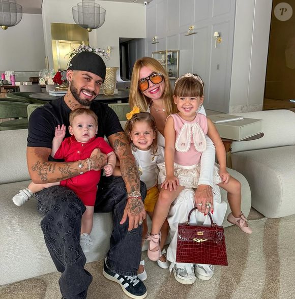 Zé Felipe é pai dos três filhos de Virgínia Fonseca: Maria Alice, Maria Flor e José Leonardo