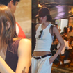 Com novo visual, Bruna Marquezine é flagrada em restaurante com pastor e Sasha Meneghel. Fotos!