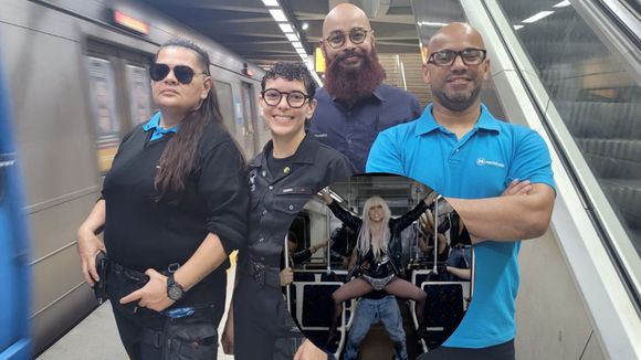 Entrevista | Funcionários do MetrôRio que viralizaram com 'clipe' de Lady Gaga revelam bastidores e desejo de convite VIP para show: 'Ainda não rolou'