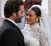 Afonso (Humberto Carrão) e Maria de Fátima (Bella Campos) se casam em 'Vale Tudo'