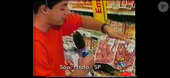 Evaristo Costa tem vídeo antigo resgatado por Ana Maria Braga e internautas reagem à escolha curiosa do jornalista: linguiça e salame.