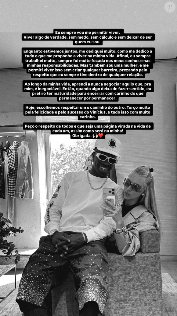 Virgínia Fonseca anunciou o término com Vini Jr. na manhã desta sexta-feira, dia 15 de maio