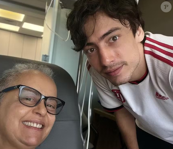 Jaffar Bambirra com a mãe Nádia Bambirra