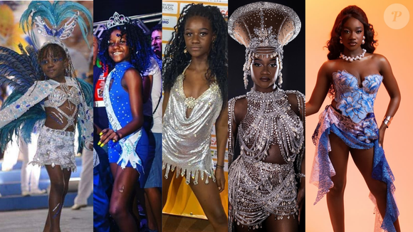 Antes e depois da rainha de bateria da Beija-Flor: + 30 fotos mostra a 'cria da comunidade', que desfilou grávida e virou mãe aos 18