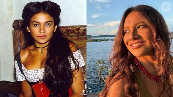 Antes e depois de Dira Paes: é chocante, mas atriz já tinha 30 anos na primeira foto. Hoje ela está com 56 e esbanjando vitalidade