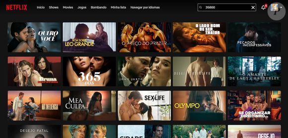 Pouca gente sabe, mas a Netflix esconde um código que libera filmes picantes e romances +18 direto na busca da plataforma